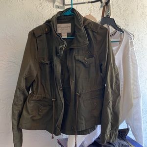 Green quality bomber jacket $15